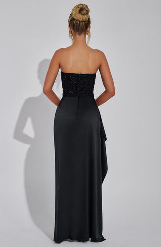 Emrielle Maxi Dress - Black - glavon