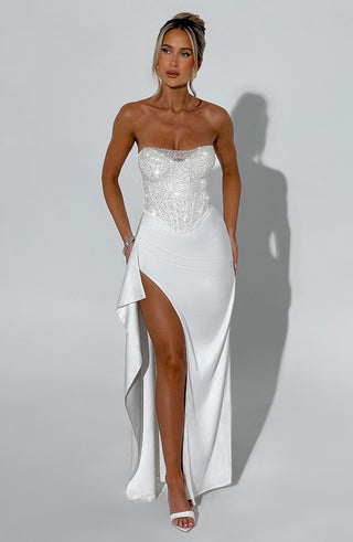 Emrielle Maxi Dress - Ivory - glavon