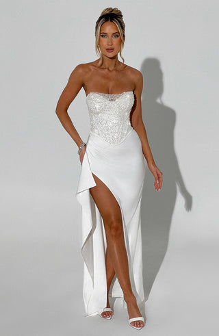 Emrielle Maxi Dress - Ivory - glavon