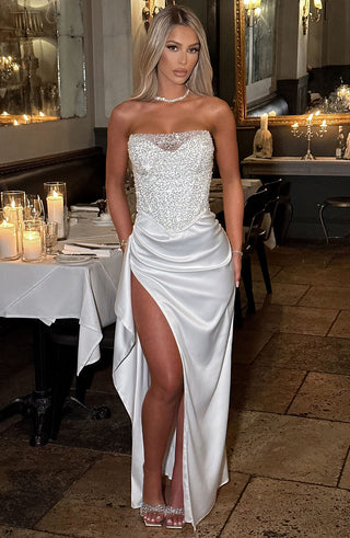 Emrielle Maxi Dress - Ivory - glavon