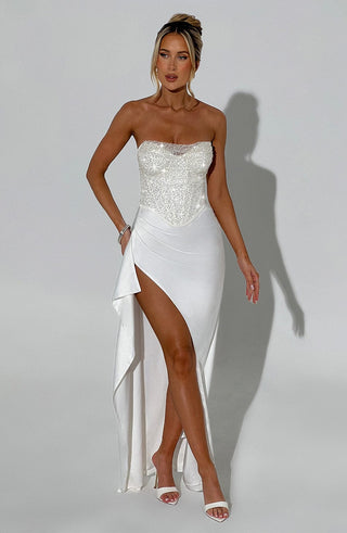 Emrielle Maxi Dress - Ivory - glavon