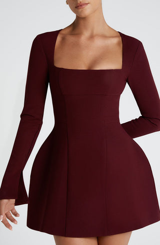 Esme Mini Dress - Cherry Lacquer - glavon
