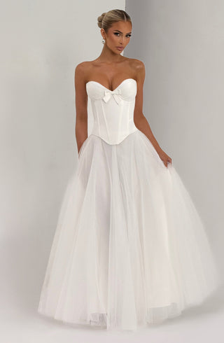 Ethel Maxi Skirt - Ivory - glavon