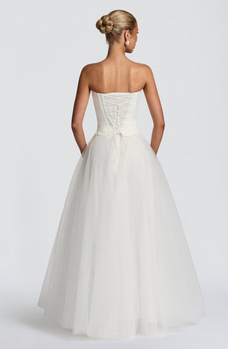 Ethel Maxi Skirt - Ivory - glavon