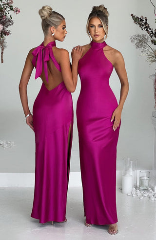 Etta Maxi Dress - Hot Pink - glavon
