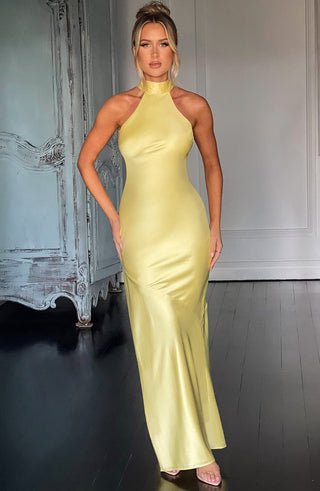 Etta Maxi Dress - Lemon - glavon