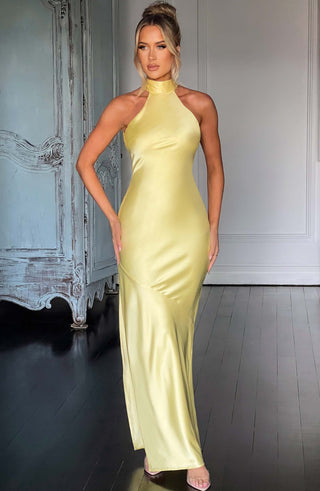 Etta Maxi Dress - Lemon - glavon