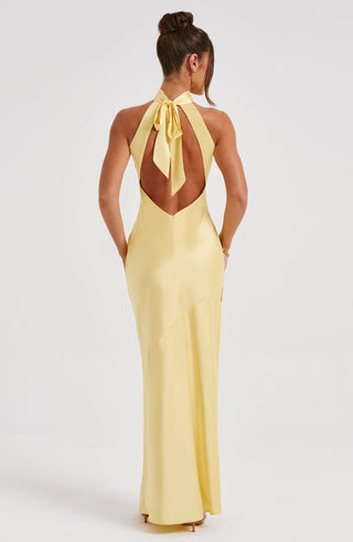Etta Maxi Dress - Lemon - glavon