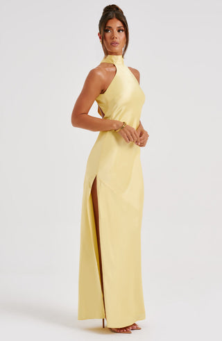 Etta Maxi Dress - Lemon - glavon