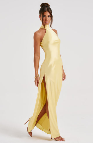 Etta Maxi Dress - Lemon - glavon