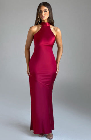 Etta Maxi Dress - Wine - glavon