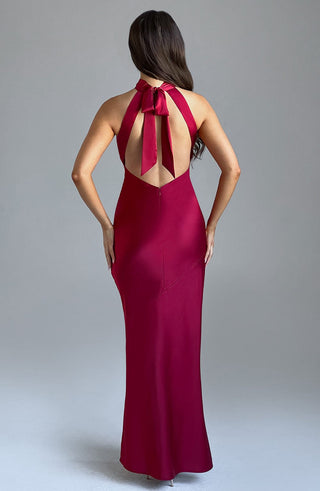 Etta Maxi Dress - Wine - glavon