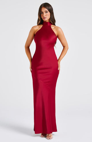 Etta Maxi Dress - Wine - glavon
