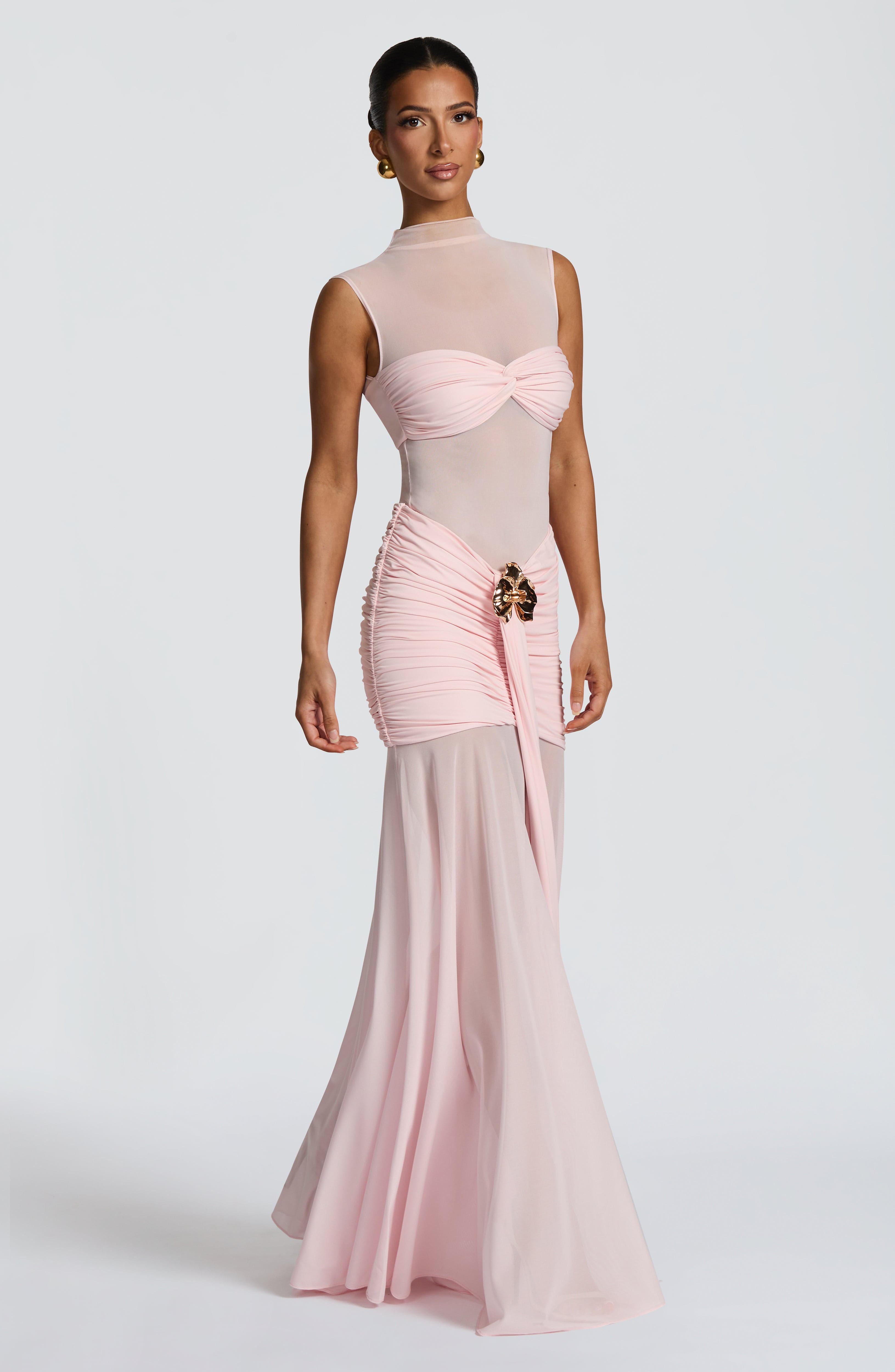 Fae Maxi Skirt - Blush - Napalia