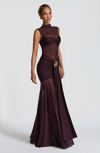 Fae Maxi Skirt - Plum - glavon