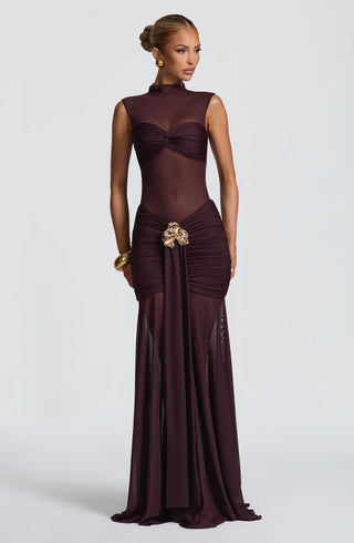 Fae Maxi Skirt - Plum - glavon