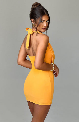 Fallon Mini Dress - Tangerine - glavon
