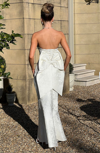 Felicity Maxi Dress - Ivory - glavon