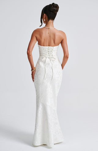 Felicity Maxi Dress - Ivory - glavon