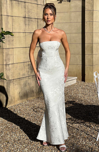 Felicity Maxi Dress - Ivory - glavon