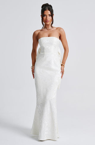 Felicity Maxi Dress - Ivory - glavon