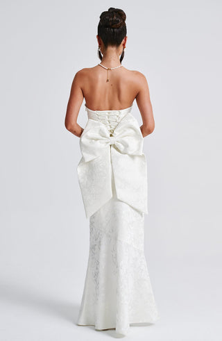 Felicity Maxi Dress - Ivory - glavon