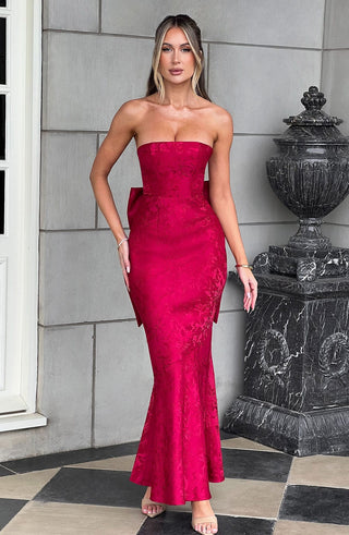 Felicity Maxi Dress - Red - glavon