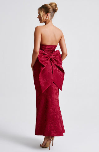 Felicity Maxi Dress - Red - glavon