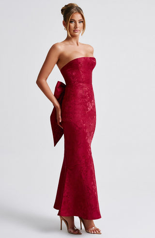 Felicity Maxi Dress - Red - glavon