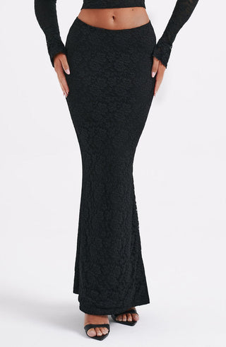 Fernanda Maxi Skirt - Black - glavon
