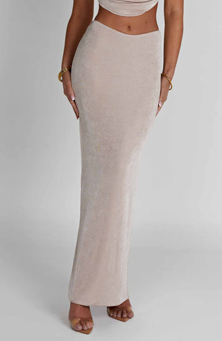 Fifi Maxi Skirt - Champagne - glavon