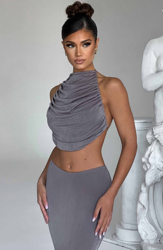 Fifi Top - Charcoal - glavon