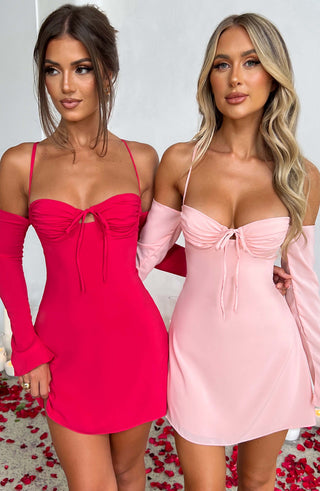 Fiona Mini Dress - Blush - glavon