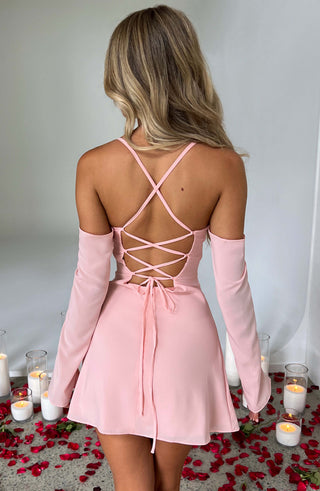 Fiona Mini Dress - Blush - glavon
