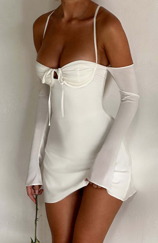 Fiona Mini Dress - Ivory - glavon