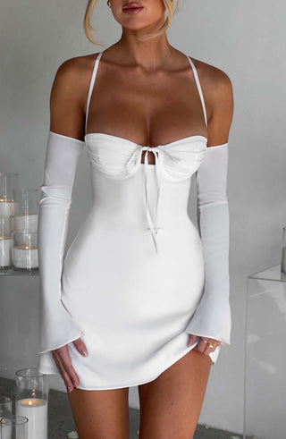 Fiona Mini Dress - Ivory - glavon