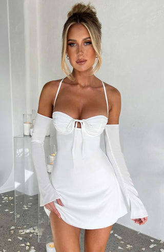 Fiona Mini Dress - Ivory - glavon