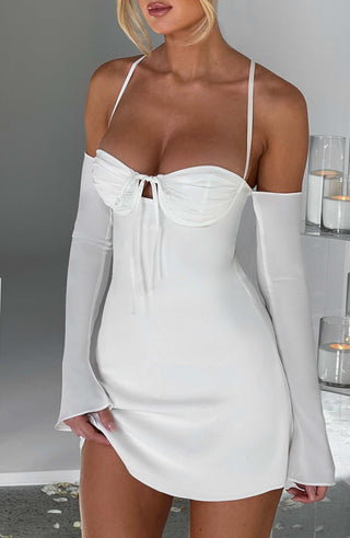 Fiona Mini Dress - Ivory - glavon