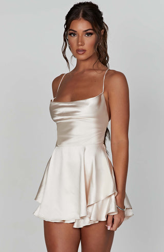 Florence Playsuit - Champagne - glavon