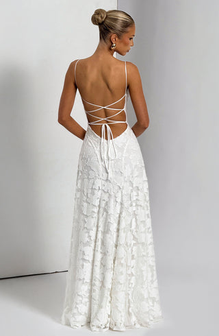 Francis Maxi Dress - Ivory - glavon