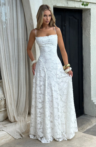 Francis Maxi Dress - Ivory - glavon