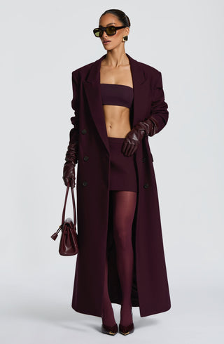 Frankie Gloves - Plum - glavon