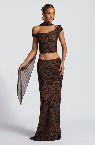 Freda Scarf - Leopard Print - glavon