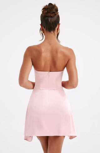 Freja Mini Dress - Blush - glavon