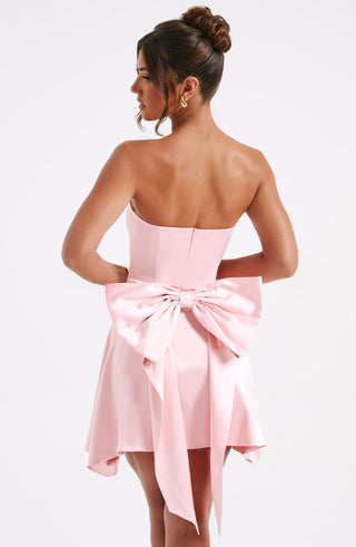 Freja Mini Dress - Blush - glavon