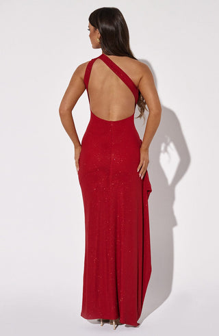Genevieve Maxi Dress - Red Sparkle - glavon