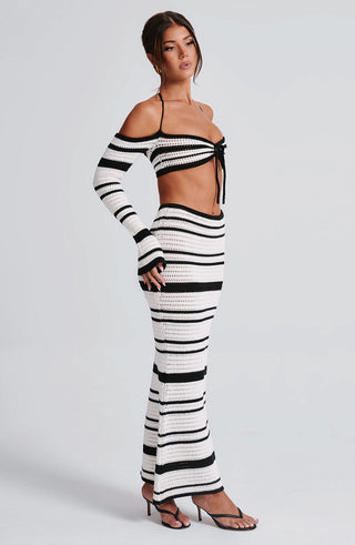 Georgia Top - Black/White - glavon