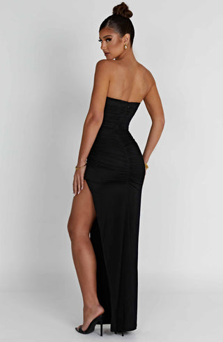 Giovanna Maxi Dress - Black - glavon