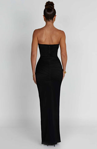 Giovanna Maxi Dress - Black - glavon
