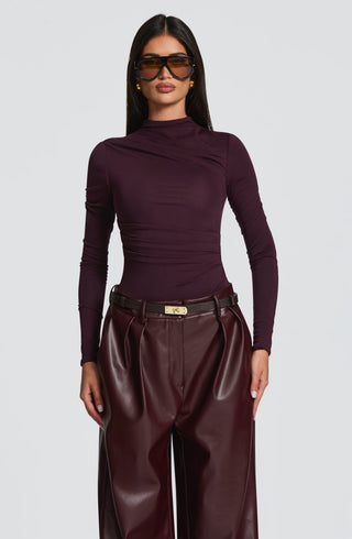 Glenda Pants - Plum - glavon